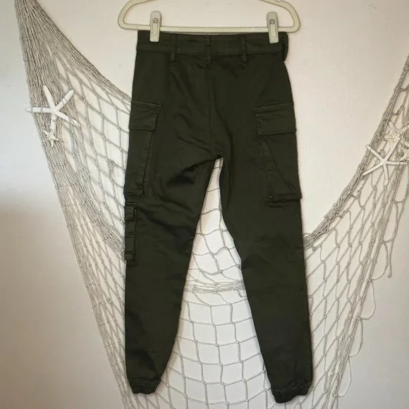 Fashion Nova Olive Green Cargo Ankle Pants - Picture 8 of 14